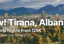 Direktni letovi Luksemburg–Tirana od marta 2027. Direktni letovi Luksemburg Tirana