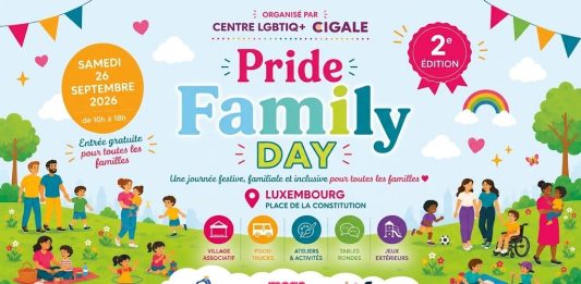 Pride Family Day 2026 biće održan 26. septembra u Luksemburgu.