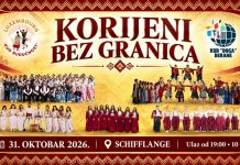 Korijeni bez granica u Šiflanžu 31. oktobra 2026 – naslovni vizual prema plakatu manifestacije