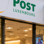 Ilustracija ulaza u poslovnicu POST Luxembourg