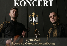 Etno duo Kalem 6. juna u Luksemburgu - veče balkanske muzike